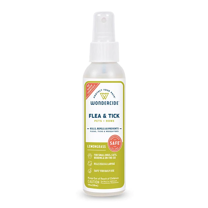 Lemongrass Flea & Tick Spray for Pets + Home - 4oz